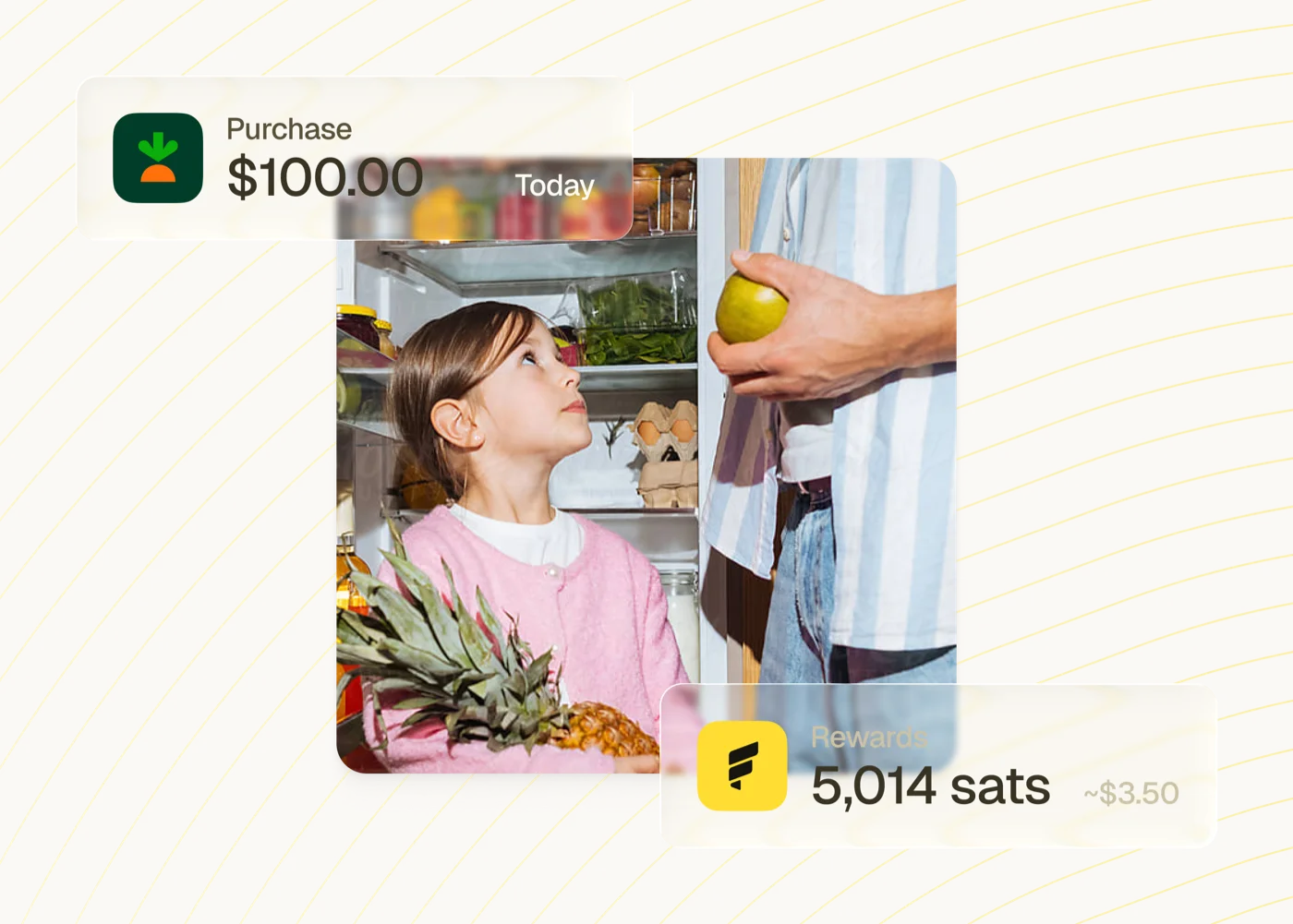 Gift card purchase with Bitcoin rewards